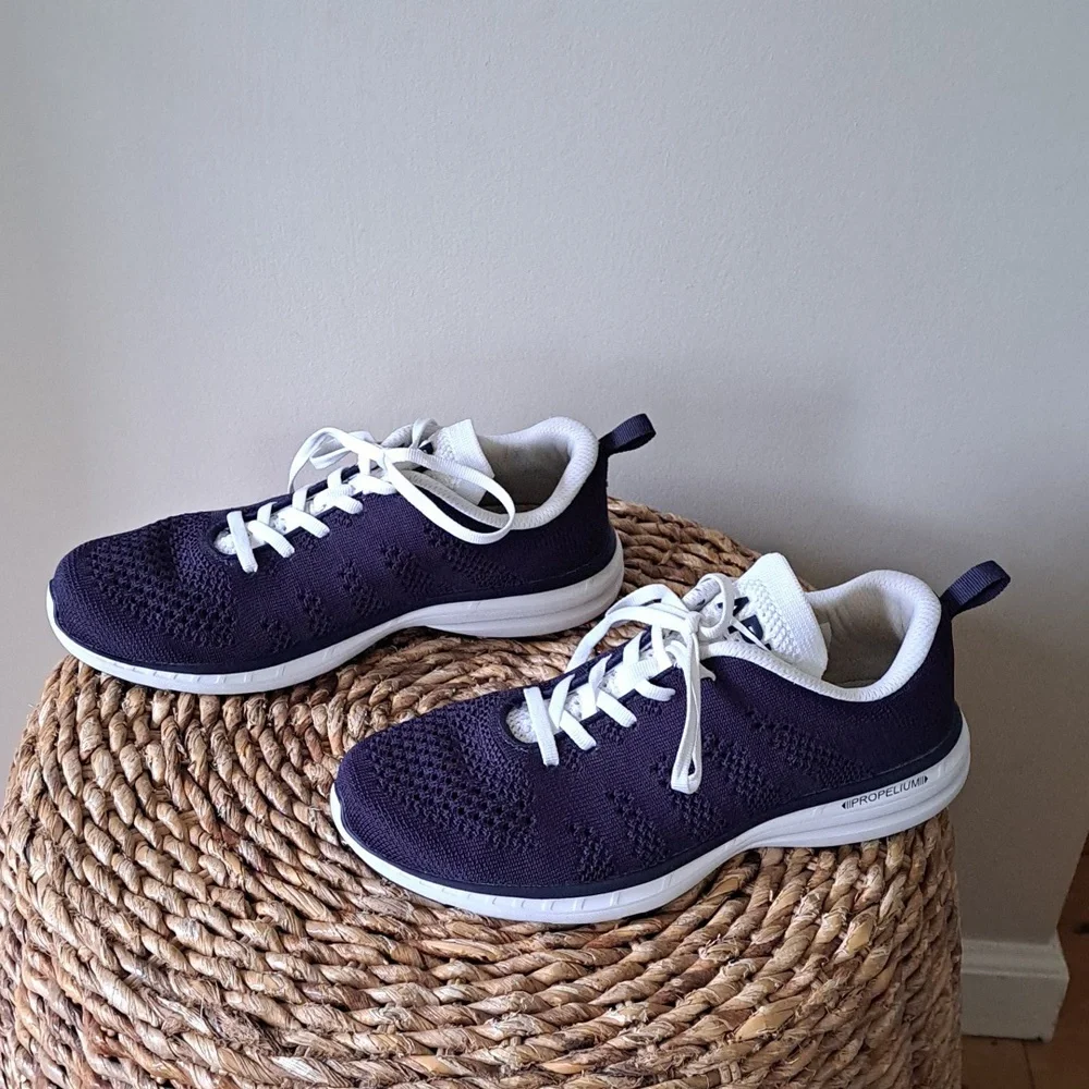 APL Womens TechLoom Pro Propelium Navy Mesh Athletic Sneakers‎ S-8